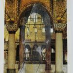 Hagia Sophia 35 x 27 cm Book illustration, fabric, thread and varnish - 2019